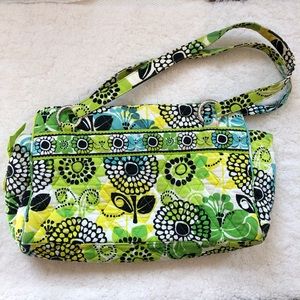 Vera Bradley Green and Blue Floral Tote